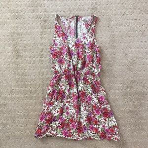 FOREVER 21 Super mini exposed zipper dress, size S